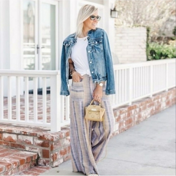 FREE PEOPLE Wide Leg Pants - Picture 4 of 16